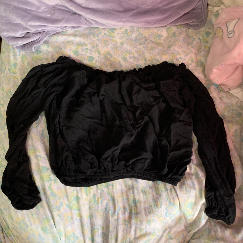Brandy Melville Off the Shoulder Long Sleeve